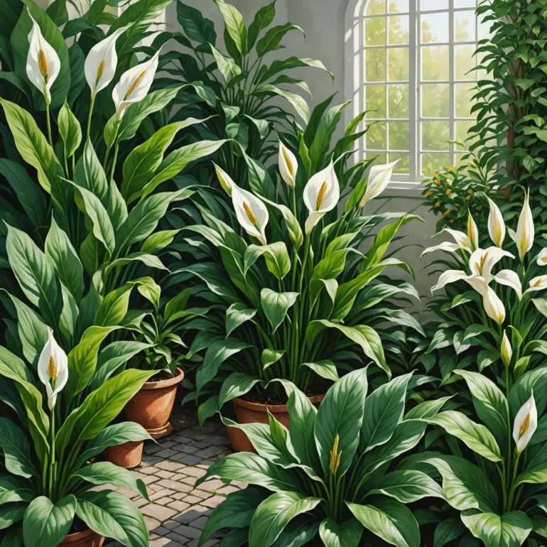 Сад, который вдохновляет: как создать уютное зелёное пространство с использованием спатифиллума