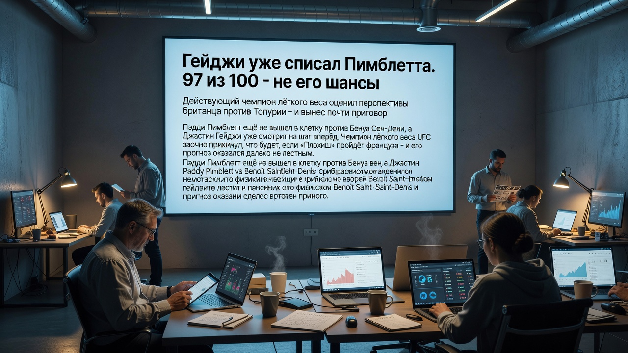 Гейджи уже списал Пимблетта. 97 из 100 - не его шансы