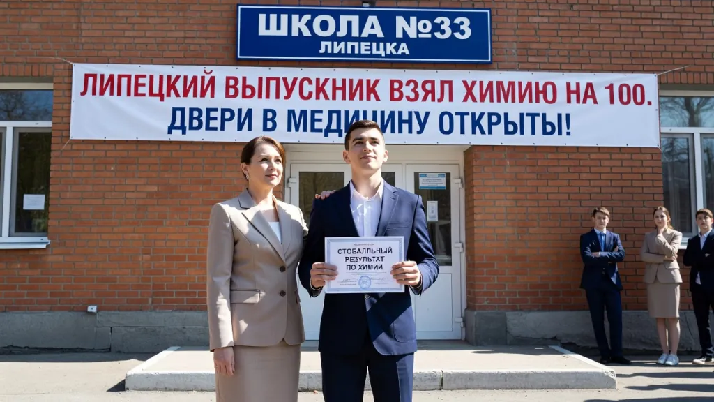 Липецкий выпускник взял химию на 100. Двери в медицину открыты!